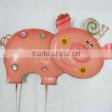 2015 Newest Metal Pig Stakes Animal Garden Stakes Pig Garden Decoration Garden Pig Stakes Pig Picks Novelty Pig Stakes Metal thumbnail-1