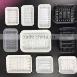 PP Rectangle Blisters Plastic Frozen Food Tray in Food Grade thumbnail-4