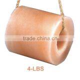 Himalayan Salt Licking Cylinder Shape Salt Licks Feed Mineral Stone 4 LBS for Livestock Cattle Horse Camel Cow Sheep thumbnail-1