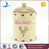 2015 Ceramic Cock Decal Tea Jars ,Storage Jars Factory thumbnail-3