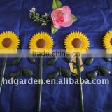 Garden Plastic Sunflower Fence