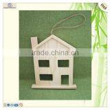 Laser Engraved House Shape Pine Wooden Key Rack Holder thumbnail-1