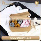 Nice Design Brown Kraft Paper Cosmetic Makeup Bag With Handle thumbnail-2