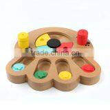 Interactive Toys for Dogs and Cats Food Treated Wooden Pet Feeder Educational Pet Bone Paw Puzzle Toys thumbnail-2