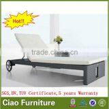 Outdoor Leisure Furniture Swimming Poolside Rattan Sun Bed thumbnail-1