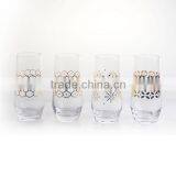 19oz Gold Crystal Fancy Highball Industries Glassware thumbnail-2