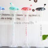 1000ml Flashing Yard Cups Disposable Plastic Cup With Lid Slush Ice Cup thumbnail-3