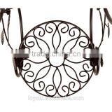 Handicraft Garden Decor Plant Pot Display Retro 3-tier Classic Flower Stand With Modern "S" Design Iron Plant Pot Trays thumbnail-6