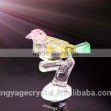 Colorful Lovely Crystal Bird With Base as Nice Crystal Souvenir Gift/corporate Promotional Gift thumbnail-3