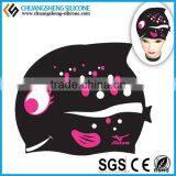 2015 Best Selling Funny Nude Swimming Cap for Long Hair thumbnail-6