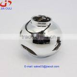 BSCI Certificate Factory Plating Silver Ceramic Small Hurricane Hand Lamp, Christmas Lantern thumbnail-2