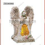 Resin Solar Lighted Weeping Angel Garden Memorial thumbnail-1