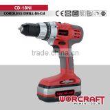10mm 18V Ni-Cd Cordless Drill WOCRCRAFT CD-18Ni thumbnail-1
