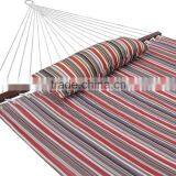 Quilted Polyster Outdoor Deluxe Stripe Double Hammock thumbnail-3