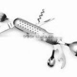 Multi Function Outdoor Use Camping Knife Sharpener Pocket Knife thumbnail-1