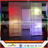 New Advertising 3D LED inflatable photo booth enclosure LED wedding inflatable photobooth shell