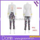 2014 New Arrival Cream Contrast Lace Blazer Jacket