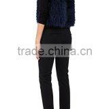 New Style Fashion Women Dyed Raccoon Fur Vest Customized thumbnail-5