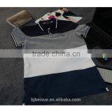 Stylish Combination Contrast Stitching T-Shirt Combination Polo thumbnail-2
