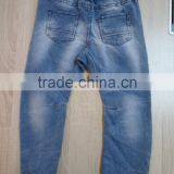 GZY High Quality Fulli Size Raw Denim Jeans for Kids thumbnail-2
