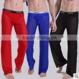 Custom 2016 New Men's Casual Pants Home Furnishing Transparent Pants Gauze Pants Metroseual Man Underwear for Gay Men thumbnail-1