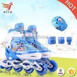 WSJ-X14 2017 Safety Women Flat 4wheels Roller Skates Led Shoes thumbnail-3