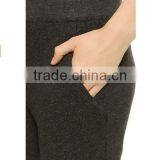 Wholesale Hemp Gray and Custom Color 100% Cotton Spring Pants for Women Long Pant Woman Sport Trousers thumbnail-5