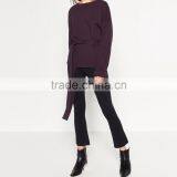 2016 Ladies Top Design Fashion Custom Women Apparel Bell-bottom Pants Wholesale thumbnail-5