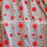 Wholesale Dolphin Kids Girls 2 Pcs Set Printed Knitted Short Sleeve Top Red Girls Clothing Set TP-7721 thumbnail-4