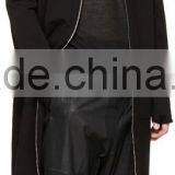 Half Sleeve Black Men Winter Cashmere Pullover Fashionable Sweaters for Man thumbnail-4