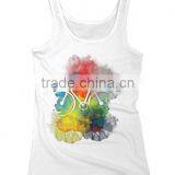 China Custom Printing 100 Cotton Womens Tank Top Loose,wholesale High Visibility Tank Top thumbnail-5