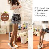 Excellent Quality 40D Velvet Girls Tights Pantyhose Leggings With Cotton-lined Gusset China thumbnail-3