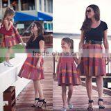 2017 Boutique Girl Dress New Design Mother Daughter Matching Dress for Wholesale thumbnail-1