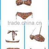 Sublimation Promotion Stripe Bandage Sexy Bikiini Women Photos thumbnail-6