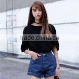 2016 Latest New Design Fashion Short Jeans for Women thumbnail-5