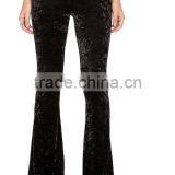 4541 Runwaylover Ladies AU Sexy Velvet Flare Pants thumbnail-2