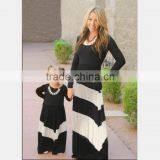Summer Fashion Mommy and me Matching Maxi Dress Mother and Daughter Clothes thumbnail-1