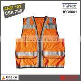 ANSI107 High Visibility Suspenders Sleeveless Uniform Life Vest