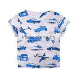 Wholesale Summer Cotton Priting Kids Girl Short Sleeve t Shirts thumbnail-2
