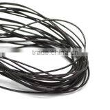 Wholesale Coffee Color Round Real Leather Jewelry Cord 1mm thumbnail-1