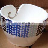 Knitting Accessory Ceramic Yarn Bowl thumbnail-1