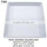 PAINT CERAMIC ROUND DISH Ceramic Ornaments Wholesale thumbnail-3