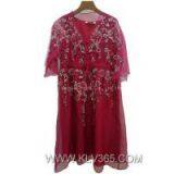 High Quality Designer Clothes Women Lady Embroidered Party Dress thumbnail-2