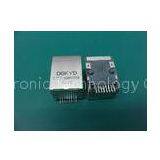 Single Port 1X1 SMT 8 Pin Rj45 Connector Tab-Down With Transformer thumbnail-1