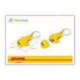 Yellow Gift Cartoon Customized USB Flash Drive Soft Rubber For Boys