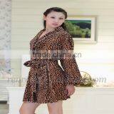 Luxury Flannel Winter Bathrobe for Womens thumbnail-4