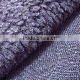 100% polyester plain dyed super soft 288F sherpa fleece fabric