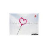 Valentine Goods/ Princess Wand / Heart Shape Fairy Stick With 22 Acrylic Stones / TJ9172 CA/22X thumbnail-1