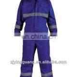 High-vis Coverall, Made of 100% Cotton With EN 471 Class 2 Reflective Tapes