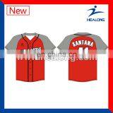 2014 China OEM Digital Printed Baseball Jerseys Custom American Baseball Jersey With Polyester Fabric Authentic Baseball Jersey thumbnail-1
